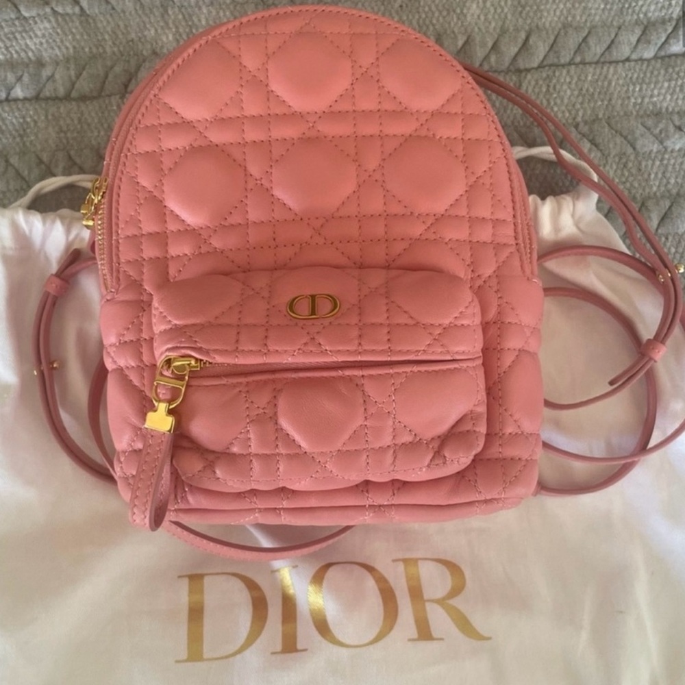 Christian Dior Dioramour Cannage Quilt Lambskin Mini Backpack - Picture 5 of 16